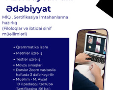 Azərbaycan dili və ədəbiyyat - Miq, Sertifikasiya hazırlığı
