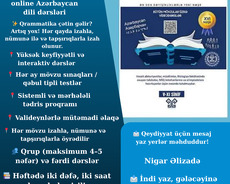 Azərbaycan dili dərsləri — sadə, anlaşıqlı və nəticəyönümlü