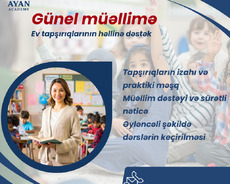 Onlayn Ev tapsırıqlarına dəstək