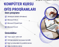 Xanımlara sıfırdan kompüter dərsləri