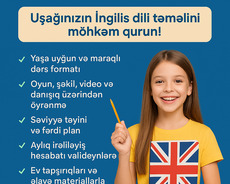 1-5ci siniflər üçün İngilis dili