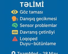 Autizim Üçün Fərdi İnkişaf Təlimi