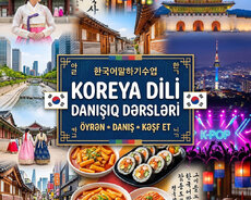 fərdi Koreya dili danışıq dərsləri
