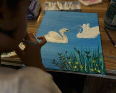 evdə Ferdı Sekılde Resm dərslerı