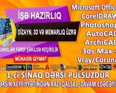 Dizayn, ofis, memarlıq üzrə işə hazırlıq