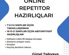 Kimya fənnindən repetitor hazırlıq
