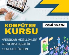 "3 ayda kompüteri öyrən"