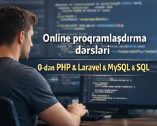 Online Proqramlaşdırma Təlimi (php, Laravel, Mysql, Sql)