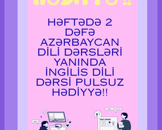 Onlayn Azərbaycan dili dərsləri