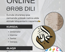 Online ərəb dili dərsləri