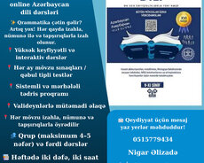 1-9-cu siniflər üçün hazırlıq