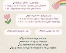 Riyaziyyat dərsləri