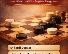 Dama dərsləri – Fərdi təlim və yarışlara hazırlıq