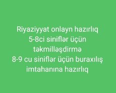 Riyaziyyat onlayn hazırlıq