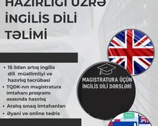 magistiratura Hazırlığı üzrə İngilis Dili Təlimi