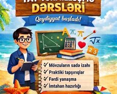 5–8-ci siniflər üçün Riyaziyyat təkmilləşdirmə online