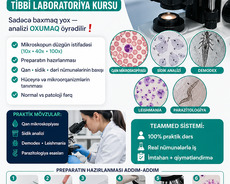 Real laboratoriya praktikası – Mikroskopiya kursu
