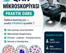 Qan mikroskopiyası kursu – Praktiki Laboratoriya Təlimi