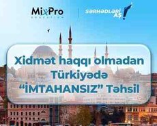 Türkiyə universitetə qəbul