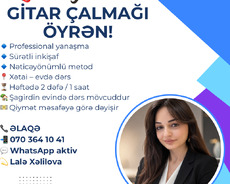 Gitara dərsləri