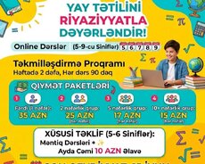 Onlayn Riyaziyyat hazırlığı