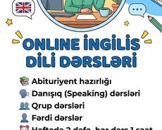 Online ingilis dili dərsləri