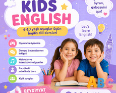 6-10 yaşlı uşaqlar üçün ingilis dili dərsləri online