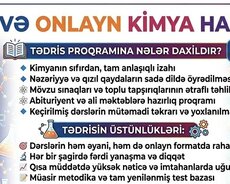 Əyani və Online Kimya Hazırlığı
