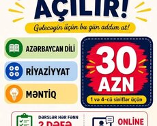 Online ibtidai sinif hazırlığı
