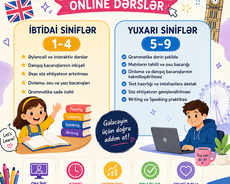 1-9 sinifləre İngilis dili hazırlığı