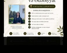 Azərbaycan dili və ədəbiyyat onlayn dərs