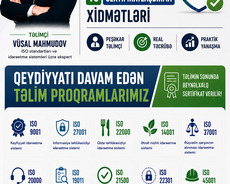Iso standartları üzrə keçirilən təlimlər