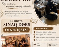 Azərbaycan dili və ədəbiyyatı üzrə hazırlıq