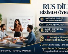 Rus dili hazırlığı ən münasib qiymət