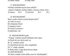 İbtidai sinif riyaziyyat 5-9 Azərbaycan dili məntiq