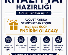 Onlayn riyaziyyat dərsləri 1-9cu siniflər