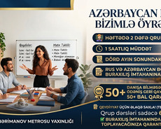 Azərbaycan dili hazırlığı 50+bal qaranti rus az bölmə