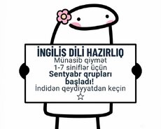 Aşağı qiymət ingilis dili hazırlığı (1-7)