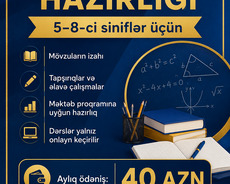 Riyaziyyat fənni hazırlığı