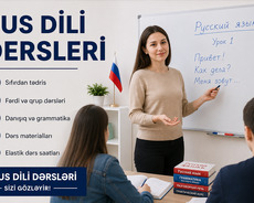 Rus dili dərsleri Əyani və ya online