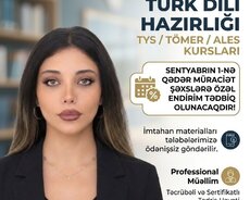 Türk Dili dərsləri (tömer, tys, ales, lgs) hazırlıqları