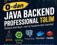 Sıfırdan Java Backend Professional Təlimi (Real Layihələrlə)