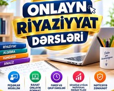 Onlayn RİYAZİYYAT DƏRSLƏRİ