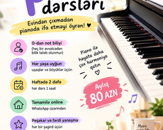 Online piano dərsləri