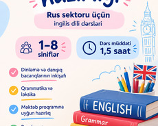 İngilis dili hazırlığı – Rus sektoru, 1-8-ci siniflər