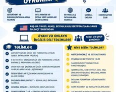 İngilis dili –dim, orta Məktəb, general ingilis, duolingo