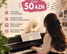 Online piano dərsləri