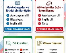 Məktəbəqədər və ibtidai siniflər üçün