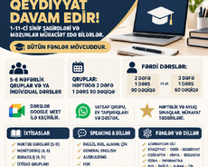 Onlayn dərslər—bütün fənlər üzrə dərslər