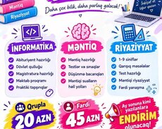 İnformatika, məntiq, riyaziyyat